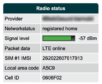 Radio Status