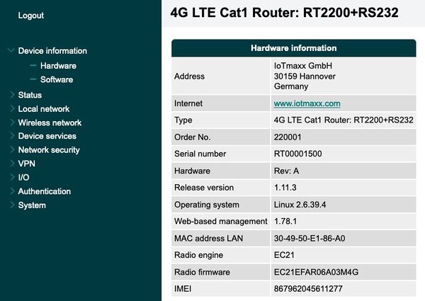 Hardware Informationen
