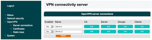 Server Connetctions