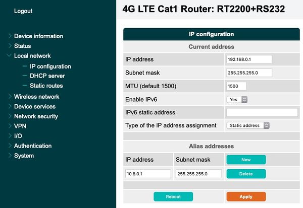 IP Configuration