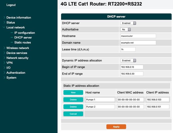 DHCP Server
