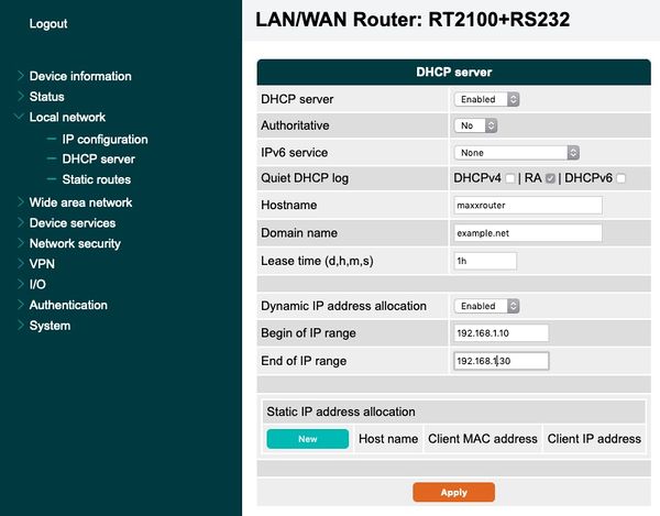 DHCP Server